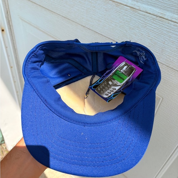 Vintage LABATT BLEU blue trucker hat snapback beer biere - Picture 6 of 6